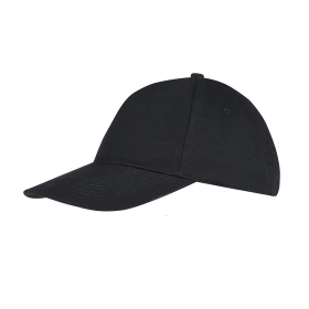 Бейсболка SUNNY, 5 клиньев, застежка на липучке, черный