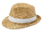 Pricus соломенная шляпа - Белый / Натуральный