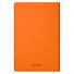 Блокнот Alpha slim, оранжевый