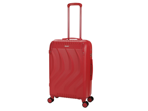 Чемодан TORBER В Отпуск, красный, ABS-пластик, 45 х 27 х 68 см, 63 л, 3,1 кг