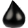 Антистресс «Капля», черный