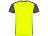 Спортивная футболка Zolder мужская, неоновый желтый/черный меланж