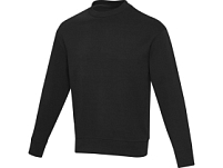 Jet унисекс Aware™ свитер с круглым вырезом из переработанных материалов - сплошной черный