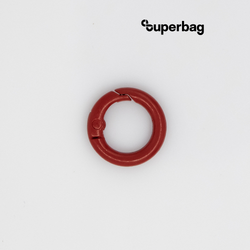 Карабин-кольцо Ring для обвеса, d=2см (красный)