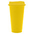 Стакан с крышкой Color Cap, желтый