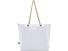 Panama пляжная эко-сумка-холодильник из переработанного материала, с ручками-шнурками 23L, белый