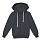 Толстовка с капюшоном детская Kirenga Kids, темно-серая (графит)