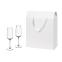 Подарочный набор 2 бокала для шампанского Blanche в большом подарочном пакете
