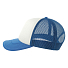 Бейсболка RAPPER-S, 5 клиньев, пластиковая застёжка, белый, ярко-синий