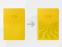 Бизнес-блокнот А5 C2 soft-touch, желтый, с УФ печатью