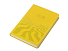 Бизнес-блокнот А5 C2 soft-touch, желтый, с УФ печатью