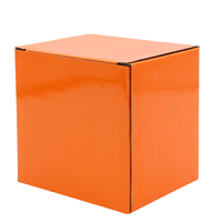 Коробка глянцевая для кружки Make me, Оранжевый Коробка глянцевая для кружки Make me, Оранжевый