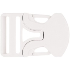 Застежка-пряжка односторонняя Triden, белый
