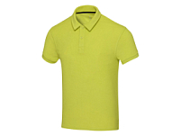 Рубашка поло унисекс Akoya из переработанного махрового материала - Лайм