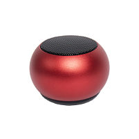 Портативная mini Bluetooth-колонка Sound Burger "Ellipse" красная, ярко-красный