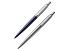 Набор из 2х ручек в подарочной коробке: Parker Jotter Essential, Royal Blue CT и Parker Jotter Essential, St. Steel СT