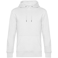 Толстовка с капюшоном унисекс King, белая