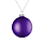 Елочный шар Finery Matt, 8 см, матовый фиолетовый