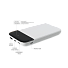 Внешний аккумулятор Bplanner Power 3 ST, софт-тач, 10000 mAh (Белый)