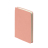 Ежедневник недатированный SALLY, A6, светло-розовый, кремовый блок в линейку, розовый
