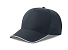 Бейсболка RECY FIVE PIPING, 5 клиньев, застежка-липучка, темно-синий, белый