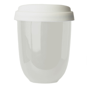 Стакан CAPSULA с крышкой, белый, белый