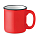 Кружка керамическая, красный