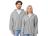 Толстовка оверсайз с капюшоном на молнии Monaco, серый меланж