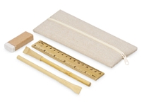 Канцелярский набор Bilbao, бежевый Канцелярский набор Bilbao, бежевый