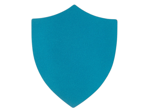 ПАТЧ ЩИТ nubuk (голубой) 6,6 х 5,5 см