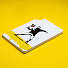 Тетрадь Pininfarina Stone Paper Banksy Метатель цветов 14х21см каменная бумага, 64 листа, линованная