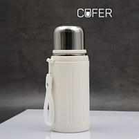 Термос Groove (слоновая кость)