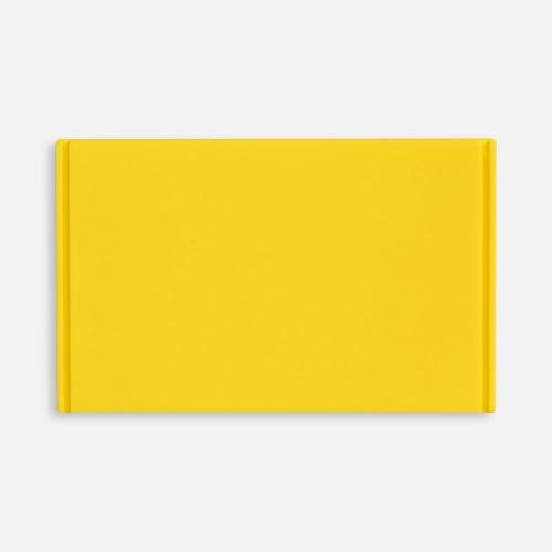 Лейбл из ПВХ Dzeta, XL, желтый