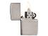 Зажигалка ZIPPO Classic с покрытием Brushed Chrome, латунь/сталь, серебристая, матовая, 38x13x57 мм