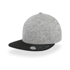 Бейсболка BOOST, 6 клиньев,  пластиковая застежка, серый, черный