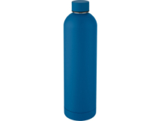 Spring Медная спортивная бутылка объемом 1 л с вакуумной изоляцией , tech blue