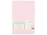 Ежедневник А5 недатированный Megapolis Velvet Flex, зефирный розовый
