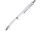 Ручка пластиковая шариковая MERLIN, белый
