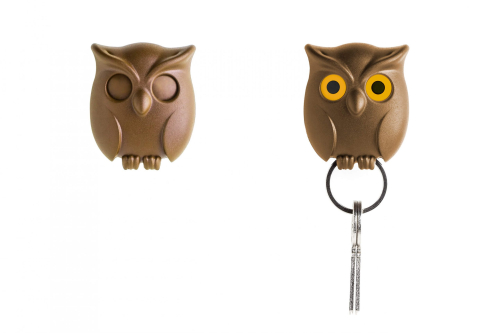 Брелок для ключей Night Owl, Коричневый