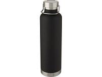 Thor, медная спортивная бутылка объемом 1 л с вакуумной изоляцией, черный