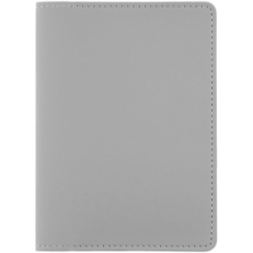 Обложка для паспорта Shall Simple, серый