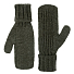 Варежки Nordkyn, зеленые (оливковые)