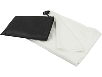 Lucas спортивное полотенце из переработанного полиэстера 50х100 см - Белый