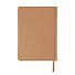Ежедневник недатированный Bliss,  формат А5, в линейку, светло-коричневый