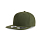 Бейсболка JAMES,6 клиньев,плоский козырек,ПВС застежка, оливковый