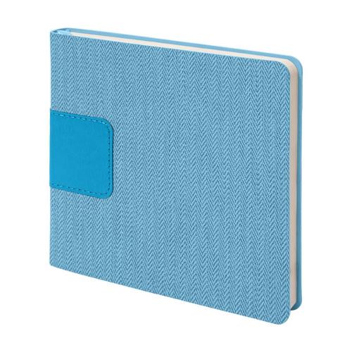 Ежедневник недатированный Scotty, А5-,  бирюзовый, кремовый блок, без обреза, бирюзовый