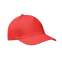 5 panel baseball cap, красный