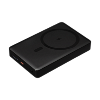 Внешний аккумулятор Atlantis PD Plus 10000mAh с функцией беспроводной зарядки 15W, черный