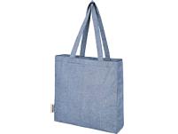 Эко-сумка с клинчиком «Pheebs» из переработанного хлопка, цвет: синий