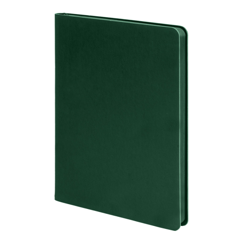 Ежедневник недатированный Pulpy, А5,  зеленый, кремовый блок в линейку, зеленый срез, зеленый